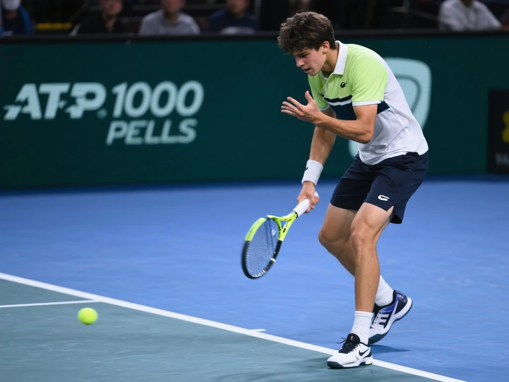 ATP1000马德里网球赛：布云朝克特首战惜败费恩利，无缘次轮
