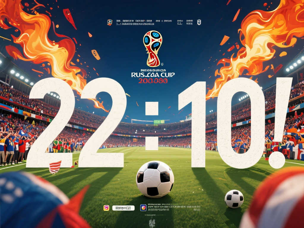 世界杯倒计时海报震撼发布,全国热血沸腾 世界杯倒计时海报震撼发布,全国热血沸腾